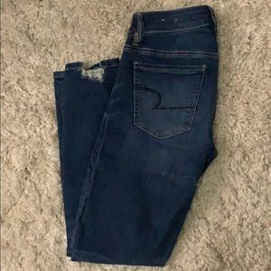 American Eagle cropped leggings jeans. Size 2